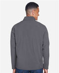 Team 365 TT80 Men's Leader Soft Shell Jacket - Sport Graphite - model back