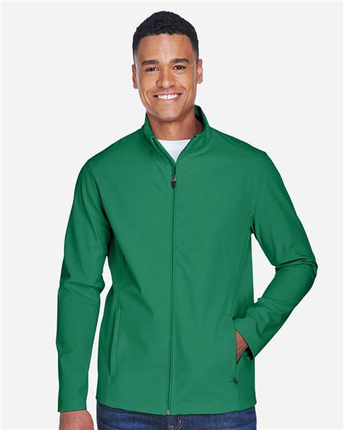 Team 365 TT80 Men's Leader Soft Shell Jacket - Sport Kelly - model front