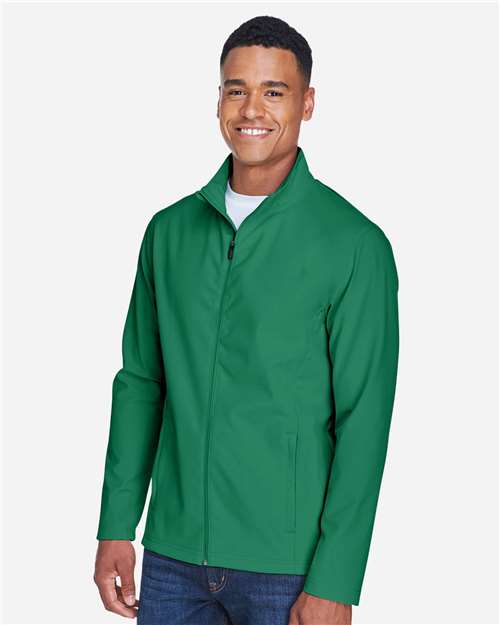 Team 365 TT80 Men's Leader Soft Shell Jacket - Sport Kelly - model side