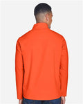 Team 365 TT80 Men's Leader Soft Shell Jacket - Sport Orange - model back