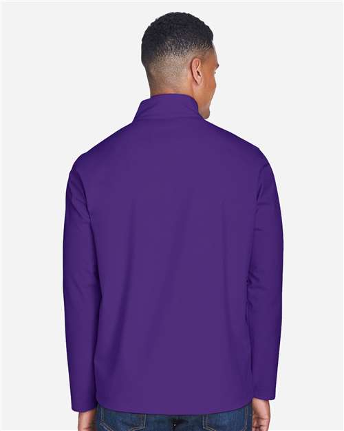 Team 365 TT80 Men's Leader Soft Shell Jacket - Sport Purple - model back