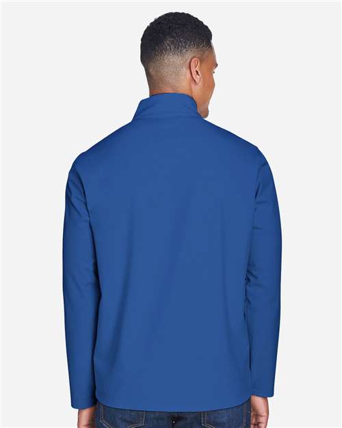 Team 365 TT80 Men's Leader Soft Shell Jacket - Sport Royal - model back