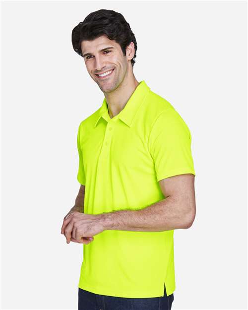Team 365 TT21 Command Snag Protection Polo - Safety Yellow - model side