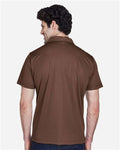 Team 365 TT21 Command Snag Protection Polo - Sport Dark Brown - model back