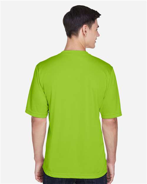 Team 365 TT11 Zone Performance T-Shirt - Acid Green - model back