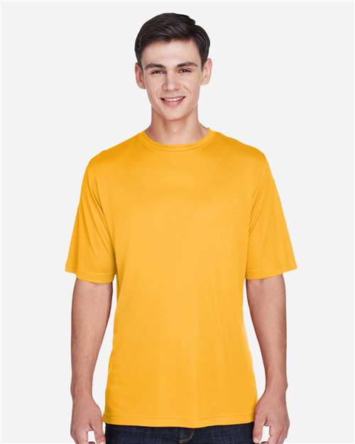 Team 365 TT11 Zone Performance T-Shirt - Sport Athletic Gold - model front