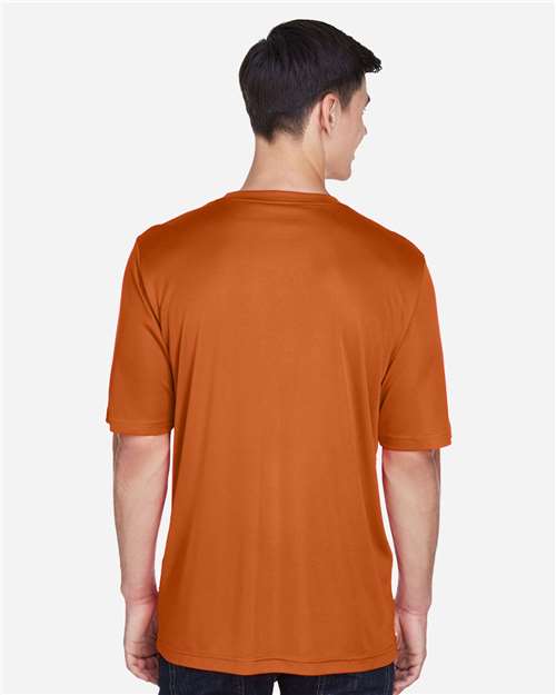 Team 365 TT11 Zone Performance T-Shirt - Sport Burnt Orange - model back