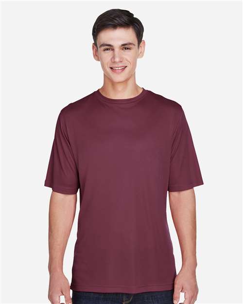 Team 365 TT11 Zone Performance T-Shirt - Sport Dark Maroon - model front