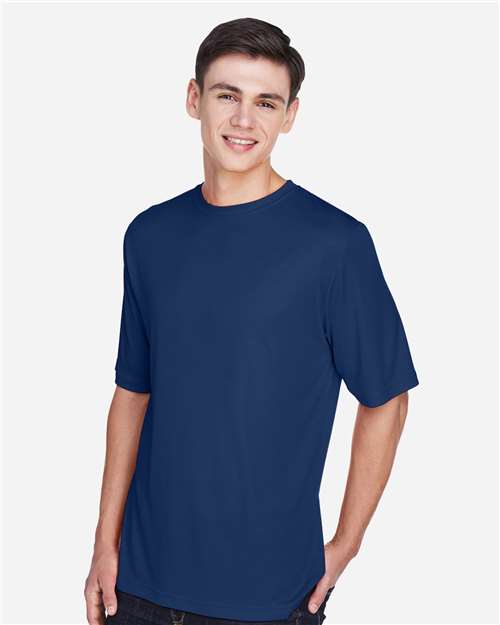Team 365 TT11 Zone Performance T-Shirt - Sport Dark Navy - model side