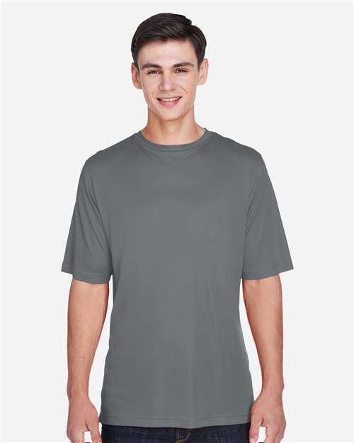 Team 365 TT11 Zone Performance T-Shirt - Sport Graphite - model front