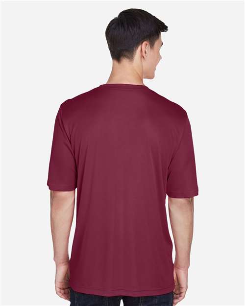 Team 365 TT11 Zone Performance T-Shirt - Sport Maroon - model back