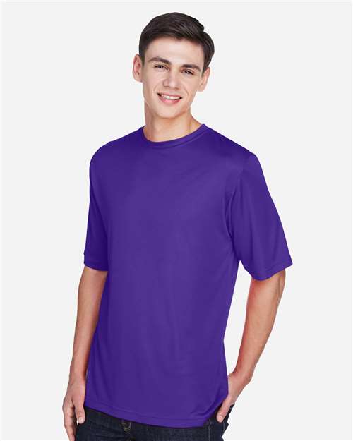 Team 365 TT11 Zone Performance T-Shirt - Sport Purple - model side