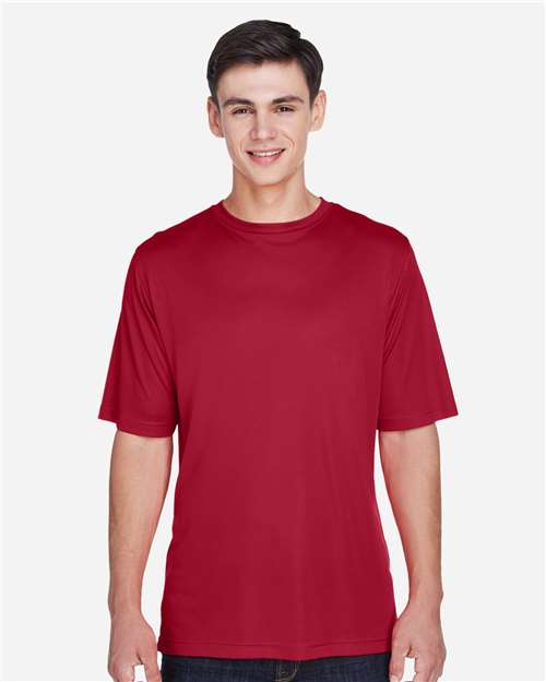 Team 365 TT11 Zone Performance T-Shirt - Sport Scarlet Red - model front