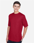 Team 365 TT11 Zone Performance T-Shirt - Sport Scarlet Red - model side