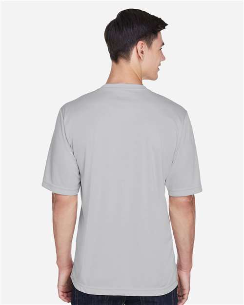 Team 365 TT11 Zone Performance T-Shirt - Sport Silver - model back