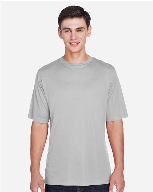 Team 365 TT11 Zone Performance T-Shirt - Sport Silver - model front