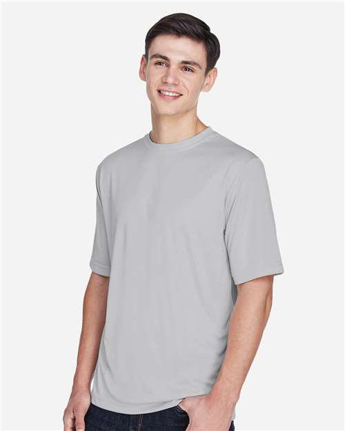 Team 365 TT11 Zone Performance T-Shirt - Sport Silver - model side