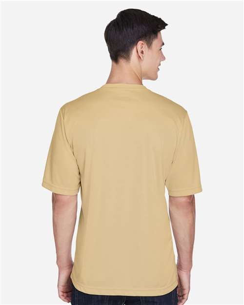 Team 365 TT11 Zone Performance T-Shirt - Sport Vegas Gold - model back