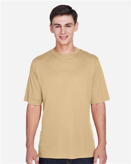 Team 365 TT11 Zone Performance T-Shirt - Sport Vegas Gold - model front