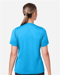 Team 365 TT15W Women's Zone Performance Mesh T-Shirt - Electric Blue - model back