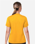 Team 365 TT15W Women's Zone Performance Mesh T-Shirt - Sport Athletic Gold - model back