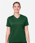 Team 365 TT15W Women's Zone Performance Mesh T-Shirt - Sport Dark Green - model front