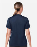 Team 365 TT15W Women's Zone Performance Mesh T-Shirt - Sport Dark Navy - model back