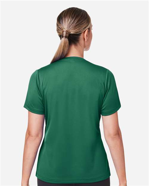 Team 365 TT15W Women's Zone Performance Mesh T-Shirt - Sport Forest - model back