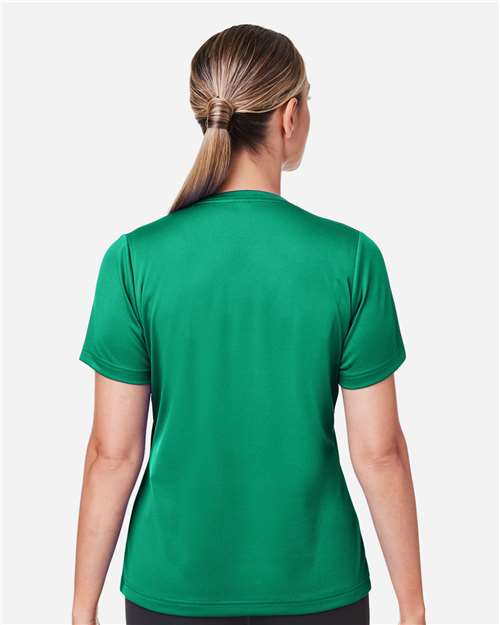 Team 365 TT15W Women's Zone Performance Mesh T-Shirt - Sport Kelly - model back