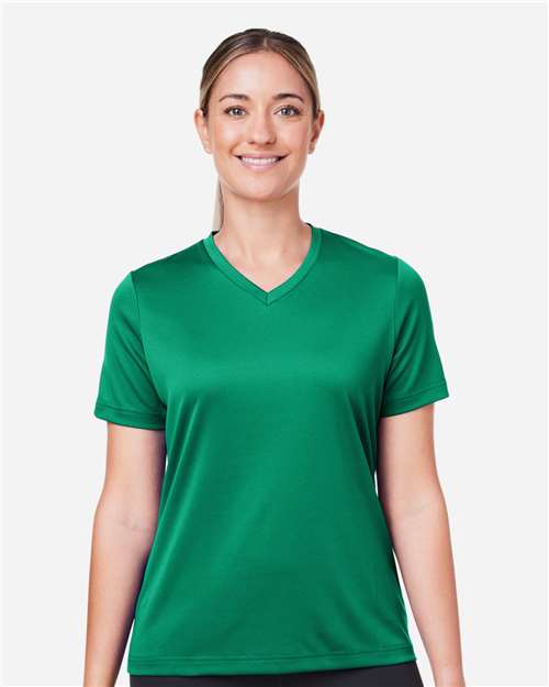 Team 365 TT15W Women's Zone Performance Mesh T-Shirt - Sport Kelly - model front