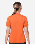 Team 365 TT15W Women's Zone Performance Mesh T-Shirt - Sport Orange - model back