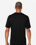 Team 365 TT15 Men's Zone Performance Mesh T-Shirt - Black - model back