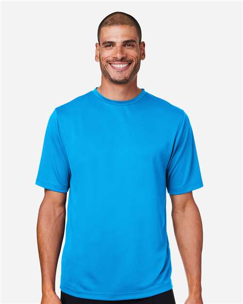 Team 365 TT15 Men's Zone Performance Mesh T-Shirt - Electric Blue - model front
