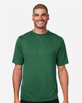 Team 365 TT15 Men's Zone Performance Mesh T-Shirt - Sport Dark Green - model front