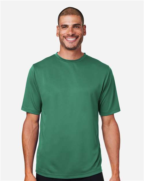 Team 365 TT15 Men's Zone Performance Mesh T-Shirt - Sport Forest - model front