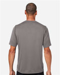Team 365 TT15 Men's Zone Performance Mesh T-Shirt - Sport Graphite - model back