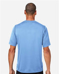 Team 365 TT15 Men's Zone Performance Mesh T-Shirt - Sport Light Blue - model back