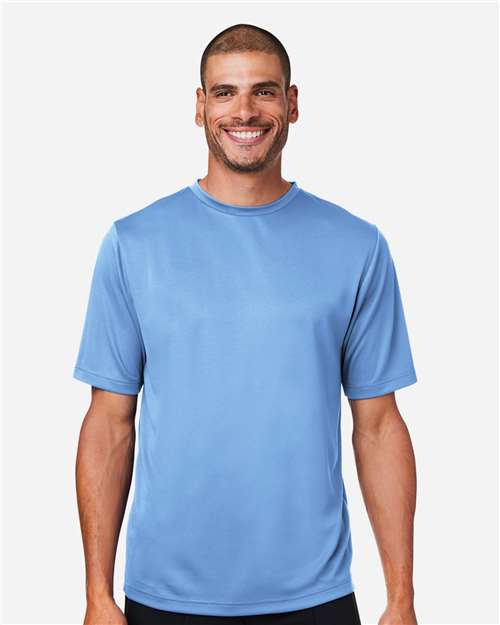Team 365 TT15 Men's Zone Performance Mesh T-Shirt - Sport Light Blue - model front