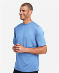 Team 365 TT15 Men's Zone Performance Mesh T-Shirt - Sport Light Blue - model side