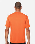 Team 365 TT15 Men's Zone Performance Mesh T-Shirt - Sport Orange - model back