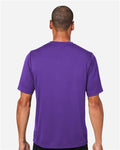 Team 365 TT15 Men's Zone Performance Mesh T-Shirt - Sport Purple - model back