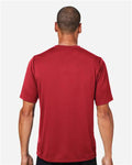 Team 365 TT15 Men's Zone Performance Mesh T-Shirt - Sport Red - model back