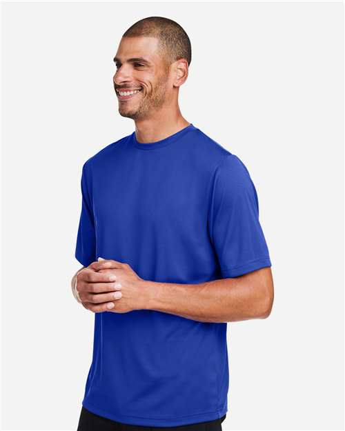 Team 365 TT15 Men's Zone Performance Mesh T-Shirt - Sport Royal - model side