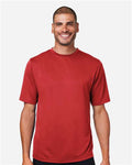 Team 365 TT15 Men's Zone Performance Mesh T-Shirt - Sport Scarlet Red - model front