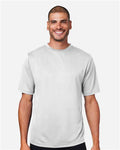 Team 365 TT15 Men's Zone Performance Mesh T-Shirt - Sport Silver - model front
