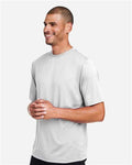Team 365 TT15 Men's Zone Performance Mesh T-Shirt - Sport Silver - model side