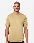 Team 365 TT15 Men's Zone Performance Mesh T-Shirt - Sport Vegas Gold - model front