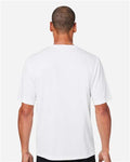 Team 365 TT15 Men's Zone Performance Mesh T-Shirt - White - model back