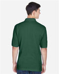 Harriton M265 Men's Easy Blend Polo - Hunter - model back