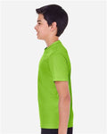 Team 365 TT11Y Youth Zone Performance T-Shirt - Acid Green - model side